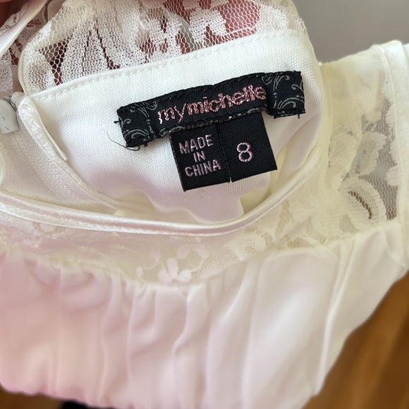 MY MICHELLE White Sleeveless Dress - Picture 13 of 15